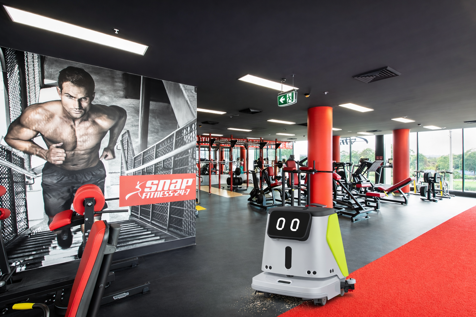 Commercial Autonomous Floor Cleaners In Gyms